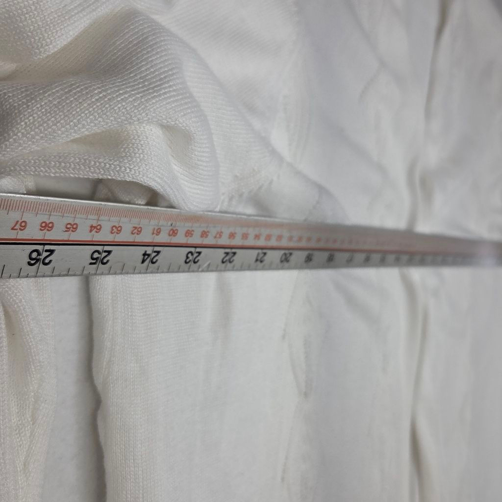 Women's Croft & Barrow White Cardigan Sweater Plus Size 3X - Picture 7 of 8